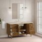 James Martin Laurent 60" Single Bathroom Vanity in Honey Oak with 3 cm Tajnar Eclos Top and Rectangular Sink, , large