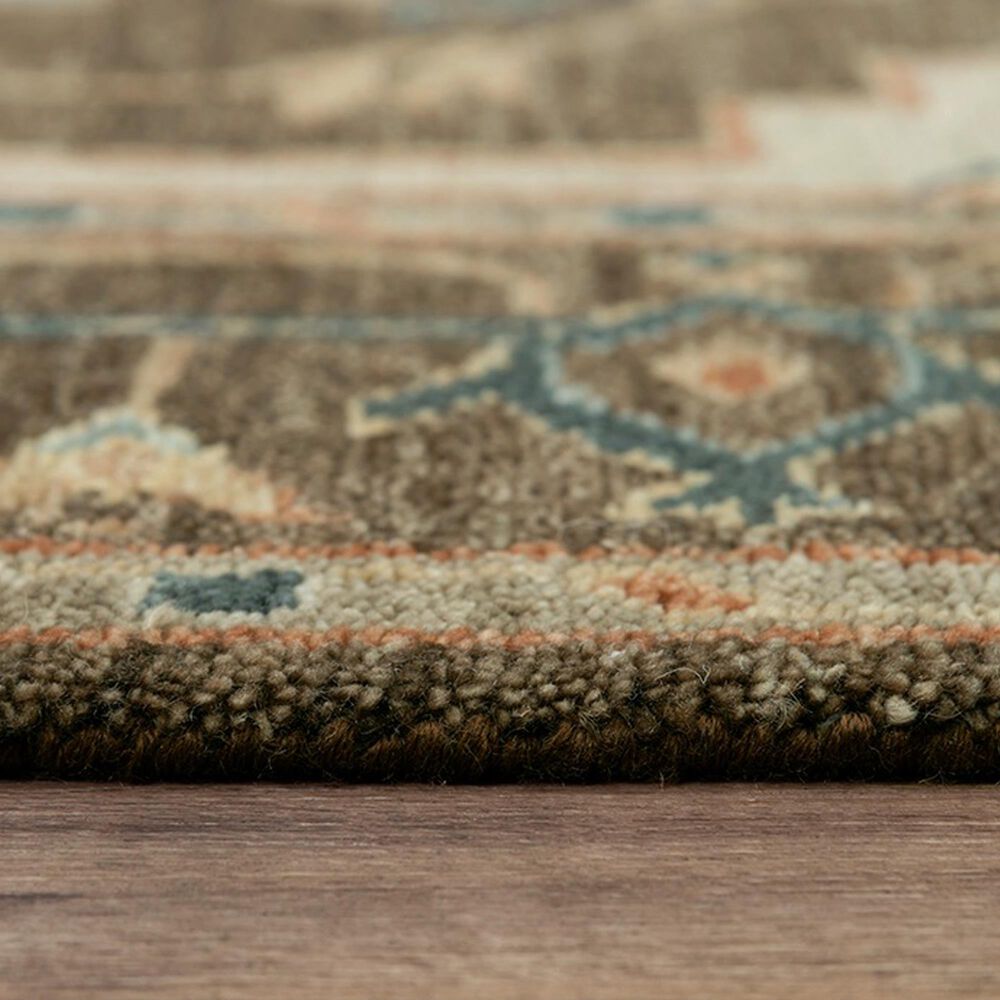 RIZZY Belmont 10&#39; x 14&#39; Dark Brown and Light Blue Area Rug, , large