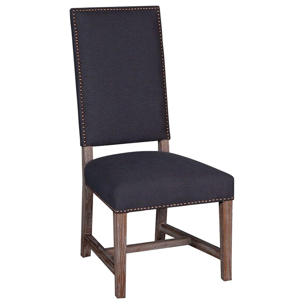 Home Trends &amp; Design Nimes and Darcy 5-Piece Dining Set with Dark Grey Cushion in Weathered Mango and Driftwood, , large