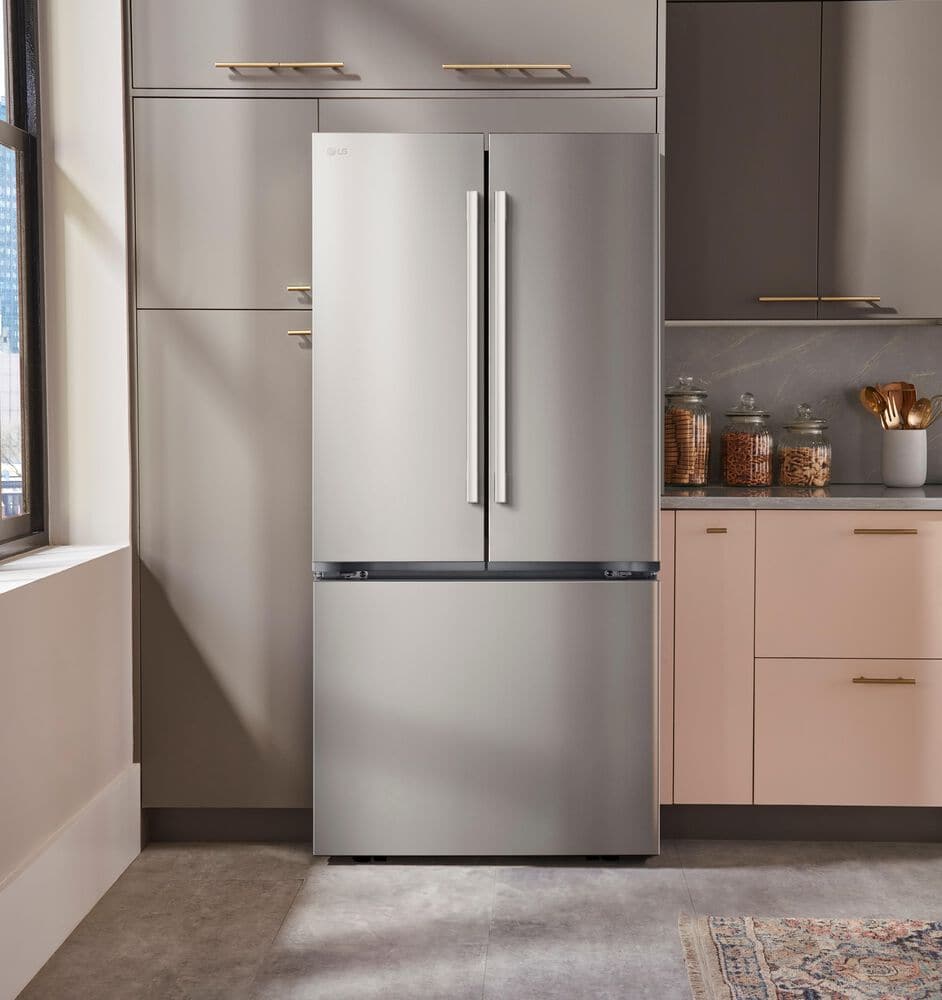 LG 21 Cu. Ft. French Door Refrigerator in PrintProof Stainless Steel, , large