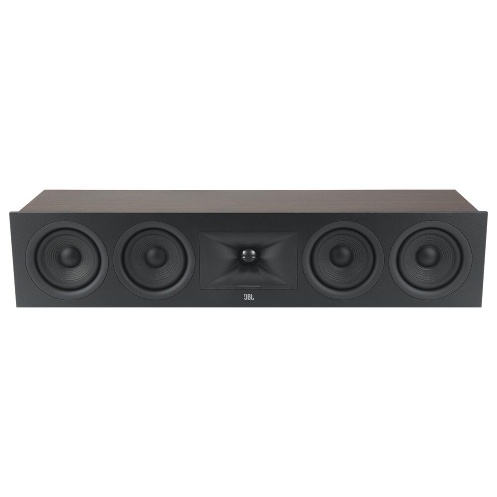 JBL 5.25 Bookshelf Loudspeaker + 8 Floorstanding Loudspeaker + 4.5 Center Channel Loudspeaker in Espresso + 12&quot; Powered Subwoofer in Latte + 7.2 Channel AV 8K Receiver in Black, , large