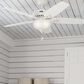 Hunter Builder Deluxe 52" Ceiling Fan with Lights in White, , large