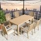 Hearth and Haven Outdoor All-Weather Aluminum Dining Chair in Gray (Set of 2), , large