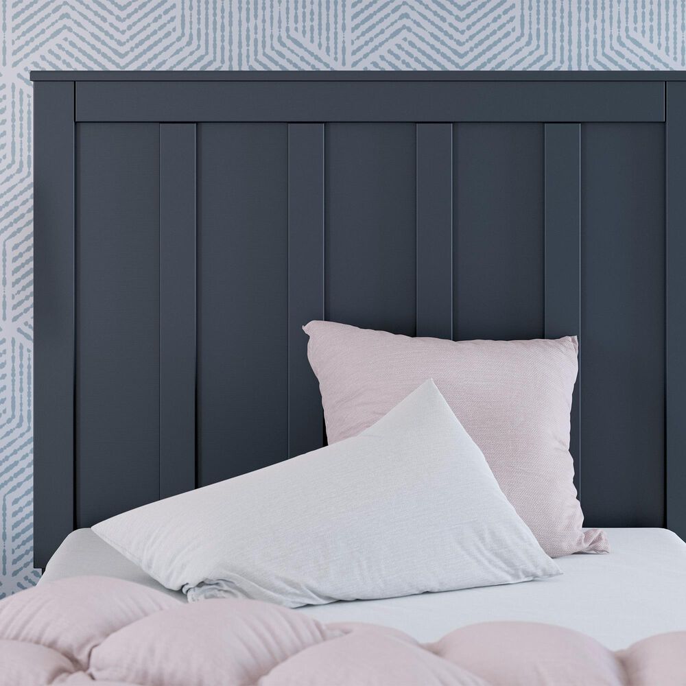 Ashley Simmenfort Twin Platform Bed in Navy Blue, , large