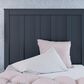 Ashley Simmenfort Twin Platform Bed in Navy Blue, , large