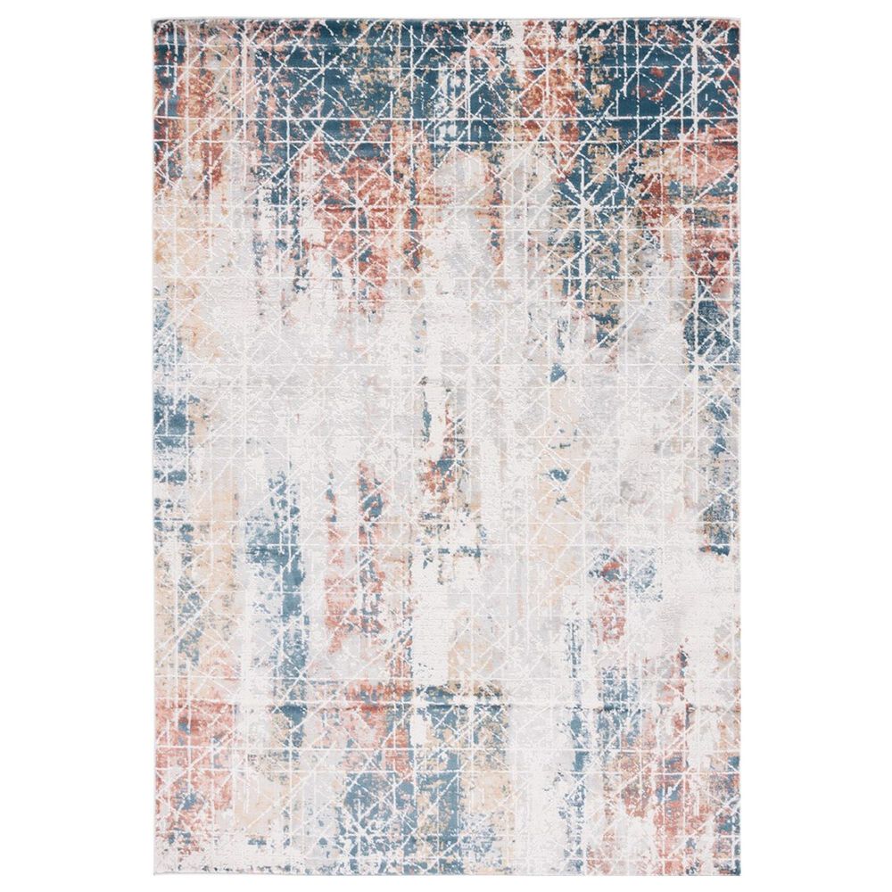 Safavieh Invista 9" x 12" Grey and Dark Grey Area Rug, , large