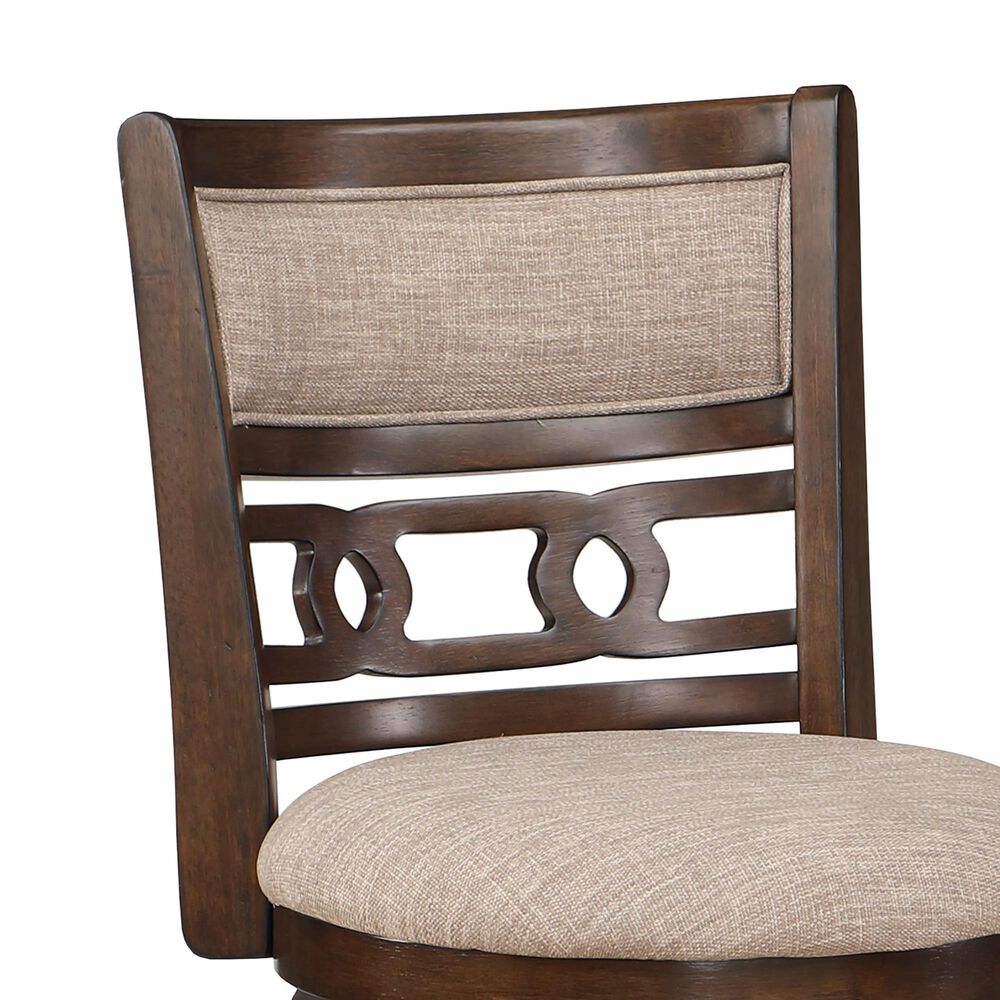 New Heritage Gia 24" Swivel Counter Stool in Cherry, , large