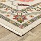 Oriental Weavers Lucca Aztec Floral 2" x 3" Ivory Area Rug, , large