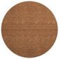 Dalyn Rug Company Soft Essentials Solid Paprika 8" Round Area Rug, , large
