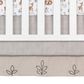 Lambs and Ivy Animals 4-Piece Nursery Crib Bedding Set in Beige, , large