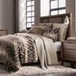 HiEnd Accents Chalet Aztec 3-Piece Super King Comforter Set in White and Brown, , large