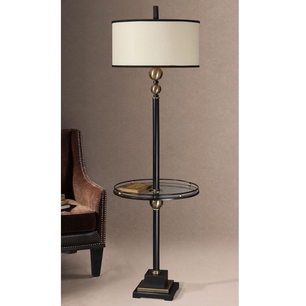Uttermost Revolution End Table Floor Lamp, , large