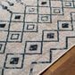 Surya Lavadora 2"7" x 7"3" Ink Blue, Blue, Light Beige and Light Gray Runner, , large