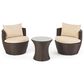 Noble House Kono 3-Piece Patio Chat Set in Brown, , large