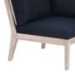 Linon Home Decor Teagon Patio Corner Chair in Navy, , large