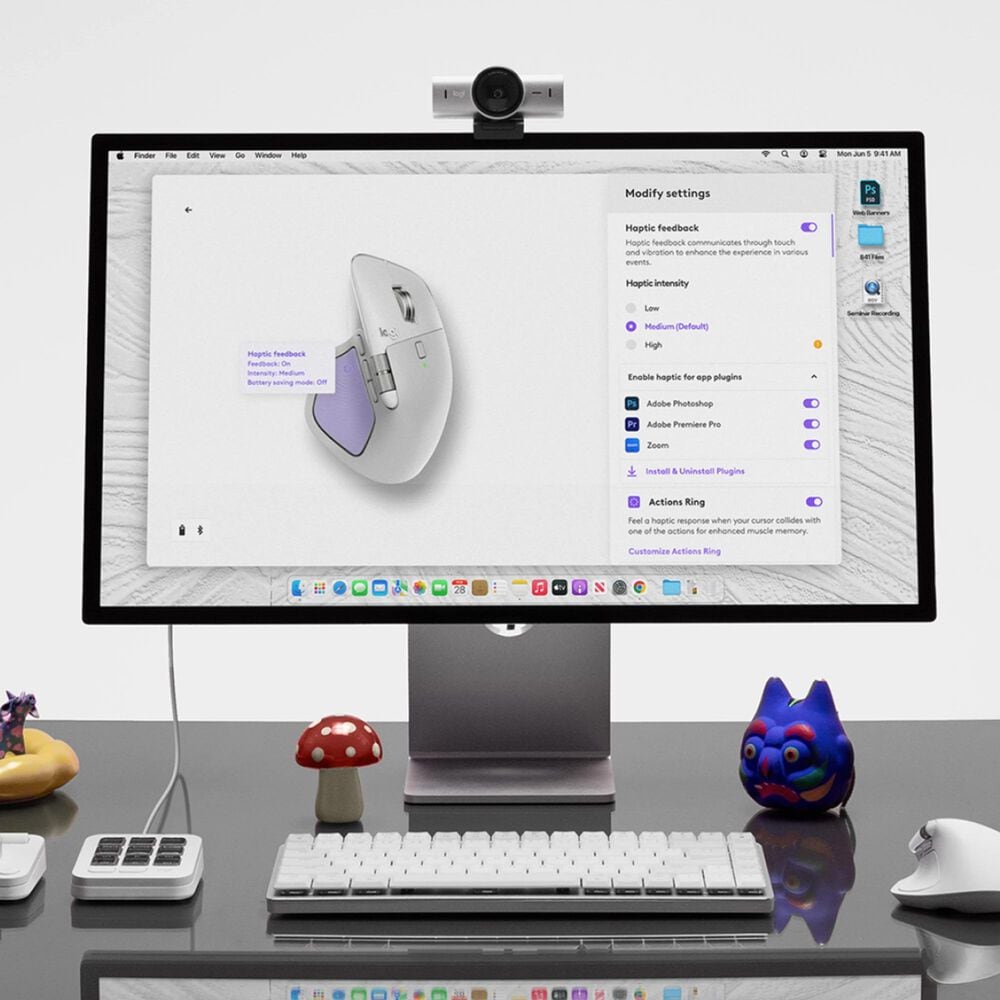 Logitech MX Master 4 Wireless Mouse for Mac in White Silver, , large