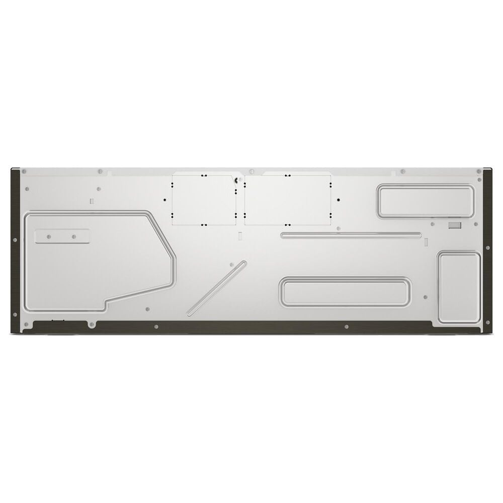 KitchenAid 1.1 Cu. Ft. Smart Low Profile Microwave Hood Combination with Dual Fan Ventilation in Black Stainless Finish, , large