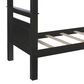 Linon Home Decor Beckett Twin Over Twin Bunk Bed in Black, , large