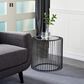 Maple and Jade Contemporary Accent Table in Black, , large