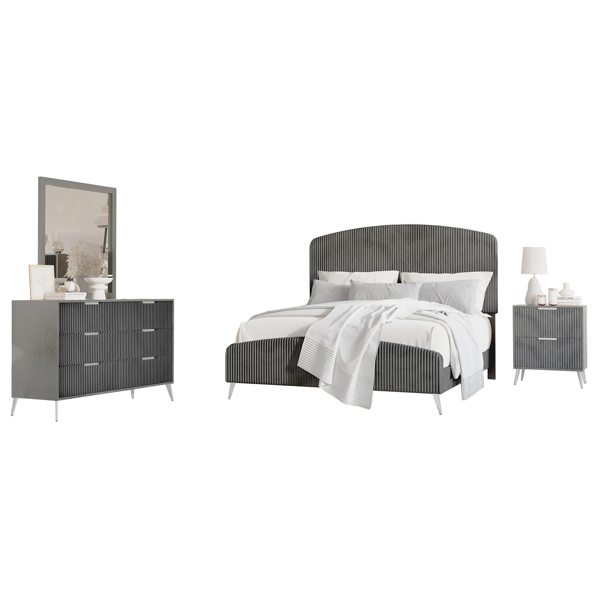 Kailani modern cheap 1 drawer nightstand