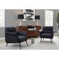 Lumisource Petal Accent Chair in Black, , large