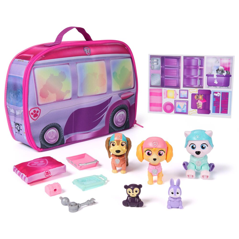 PAW Patrol Skye's World Rescue Camper Set in Multicolor, , large