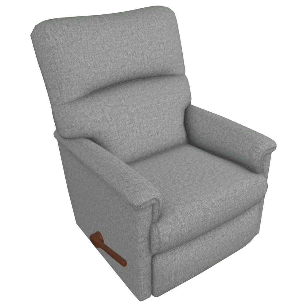 La-Z-Boy Collage Manual Rocker Recliner with Tall Base in Persia Greystone, , large