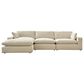 Ashley Elyza 3-Piece Left Facing Sectional with Chaise in Linen, , large