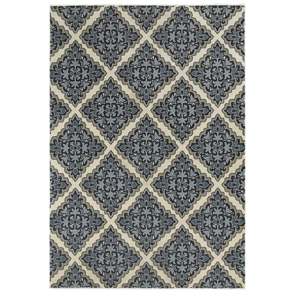 Oriental Weavers Linden 7816B 6'7" x 9'6" Ivory Area Rug, , large