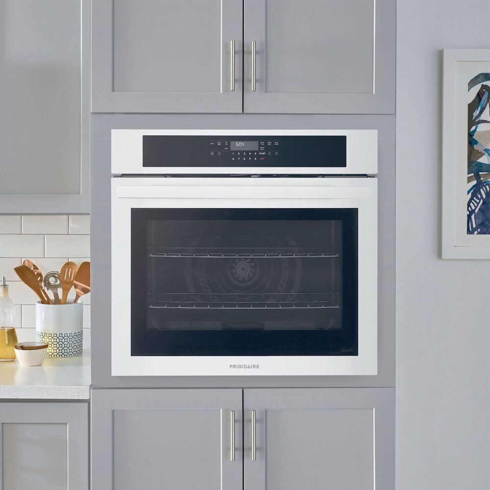 Frigidaire 30" Single Wall Oven with Air Fry in White, , large