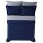 Pem America Truly Calm 7-Piece Queen Bed in a Bag in Navy and Grey, , large