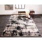 Feizy Micah 6"7" x 9"6" Black Area Rug, , large