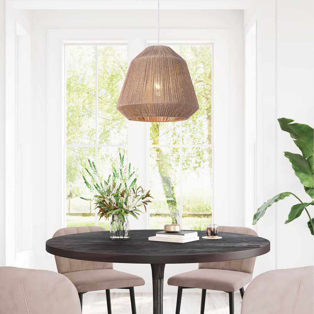 Zuo Modern Impala 56093 Ceiling Lamp in Brown, , large