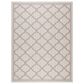 Safavieh Bermuda Geometric 9" x 12" Ivory and Beige Indoor/Outdoor Area Performance Rug, , large