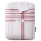 Levtex Waffle Plaid 3-Piece King/California King Comforter Set in Peppermint Red and Cream, , large