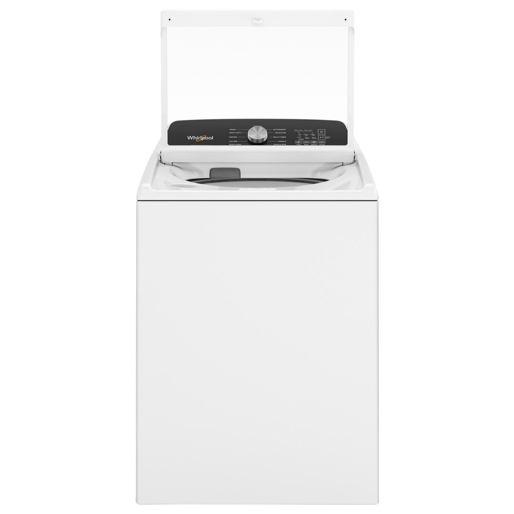 Whirlpool 4.7 Cu. Ft. Top Load Washer with 2-In-1 Removable Agitator and 7 Cu. Ft. Gas Dryer Laundry Pair in White, , large