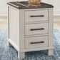 Ashley Darborn Chairside End Table in Gray and Brown, , large