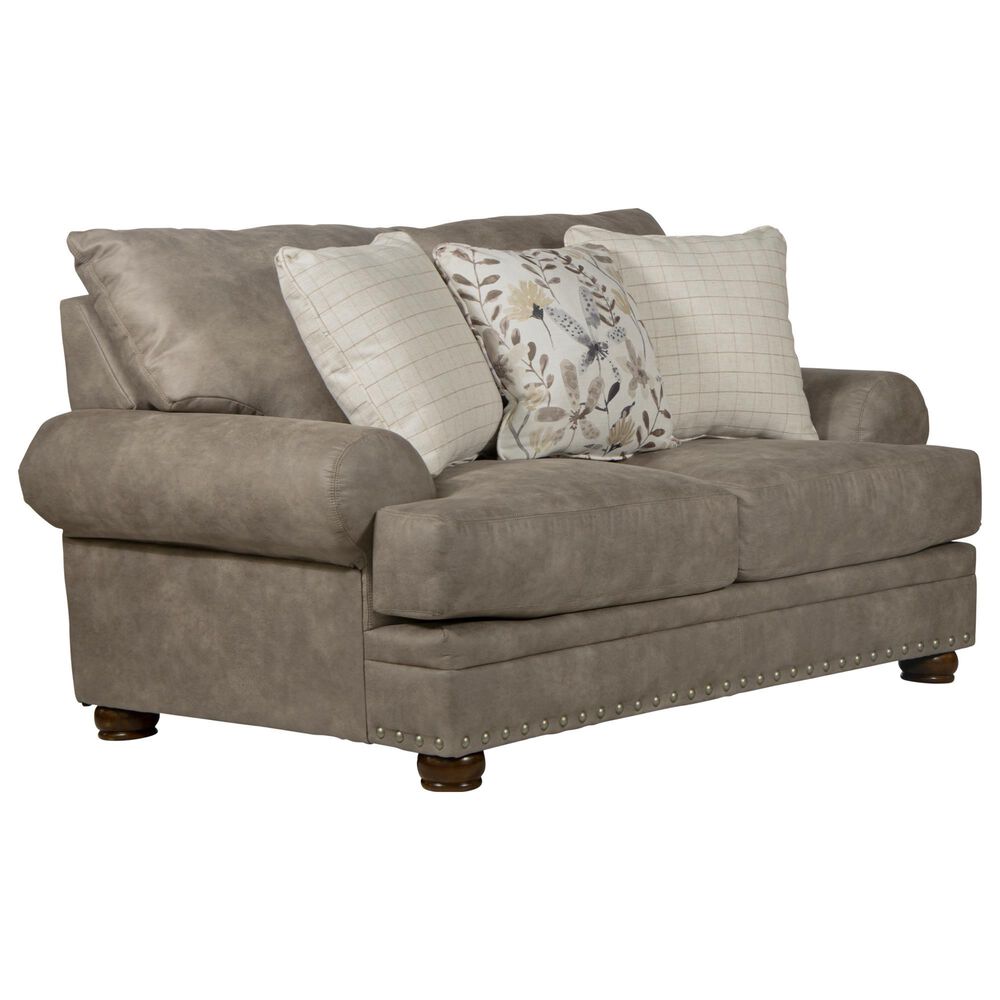 Hartsfield Briarcliff Stationary Sofa and Loveseat Set in Pebble, , large