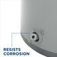 GE Appliances 40-Gallon Smart Short Electric Water Heater in Gray, , large