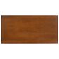 Linon Home Decor Charlotte Coffee Table in Warm Walnut, , large