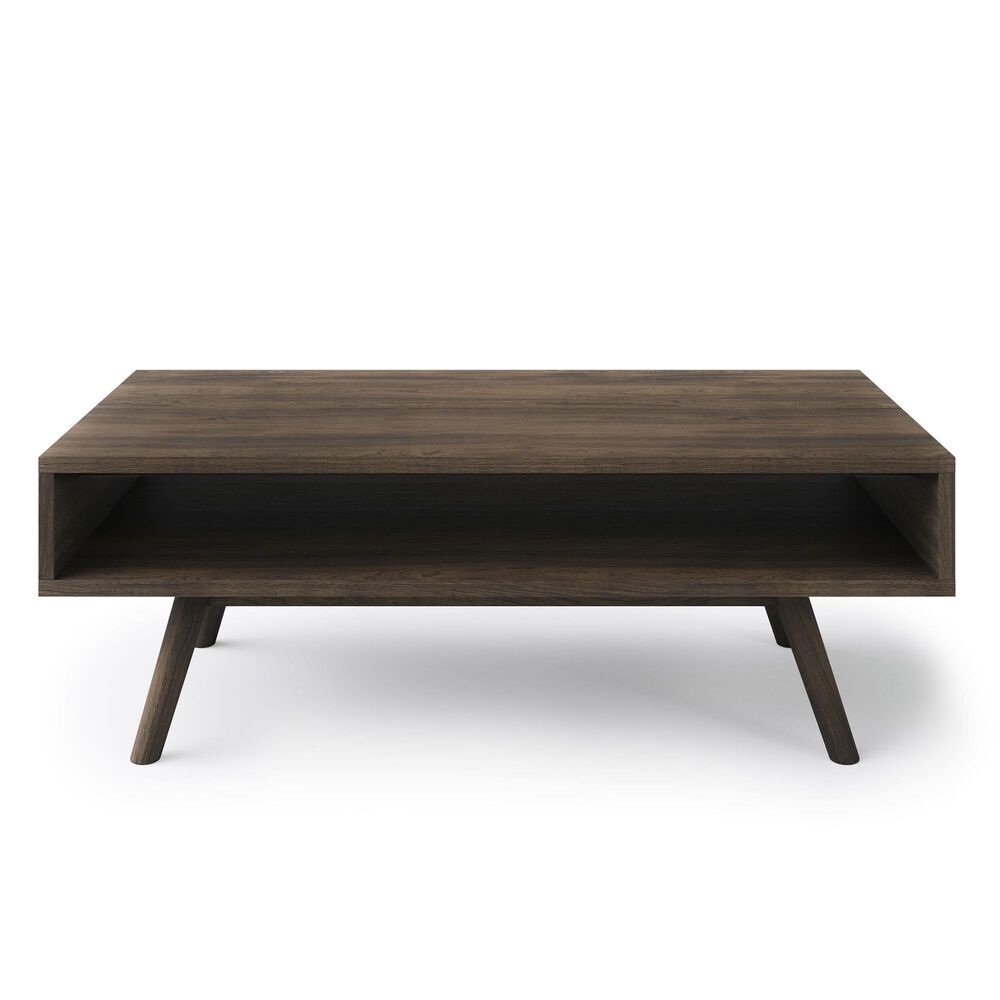 Signature Design by Ashley Kisper Rectangular Cocktail Table in Dark Brown, , large