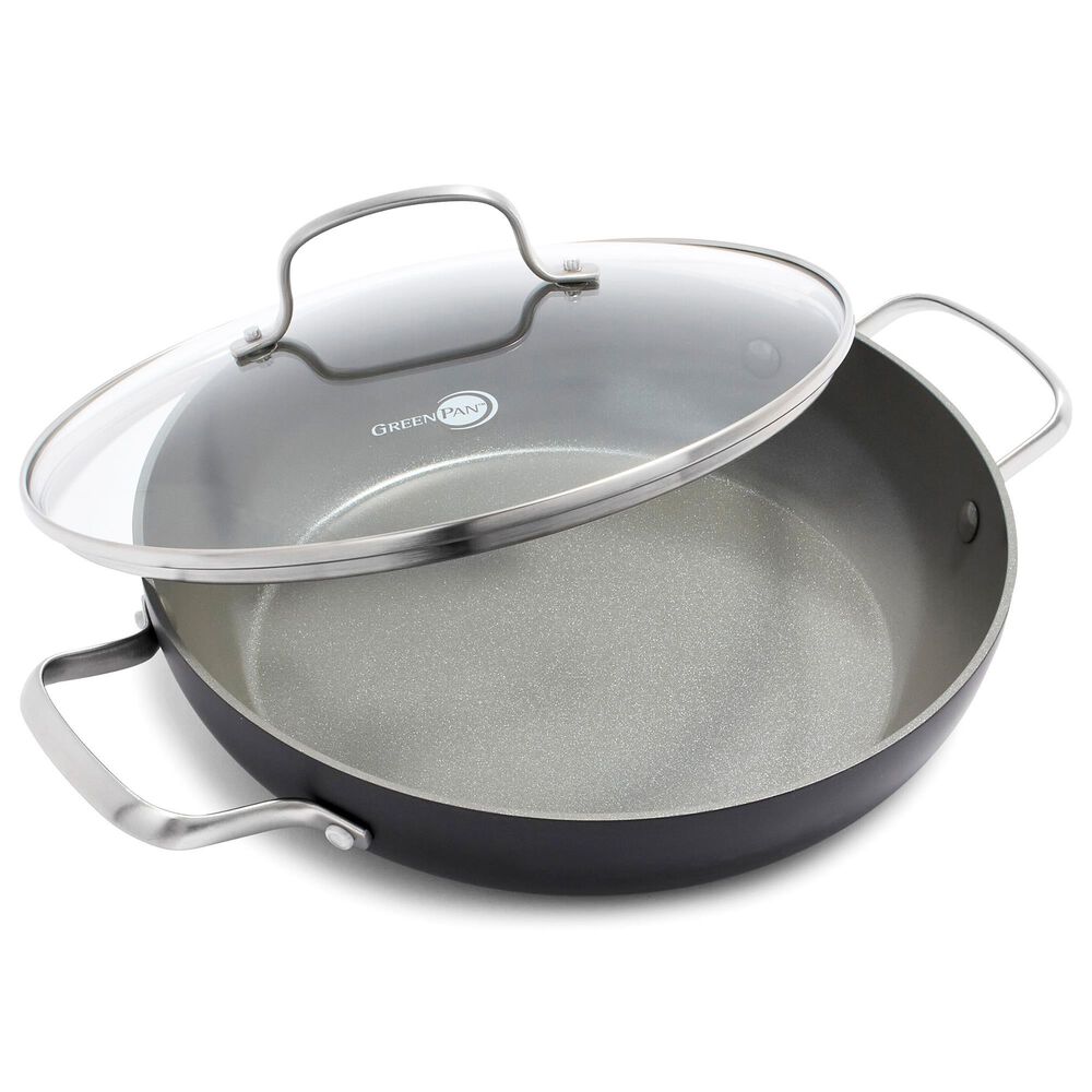 Green Pan Chatham 11" Everyday Pan with Lid in Grey, , large