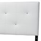 Baxton Studio Dalini Queen Panel Headboard in White, , large