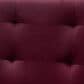 HOMLUX Arm Chair with Tufted Back and High-Density Foam in Rose, , large
