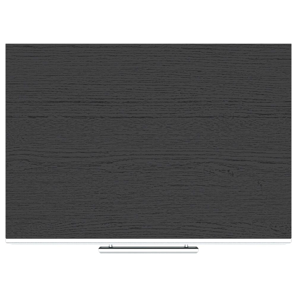 Ashley Zuraleus Queen Upholstered Panel Bed with Two Nightstands in Matte Black, , large