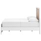 Ashley Charbitt Full Panel Bed in Oak Grain and Matte White, , large