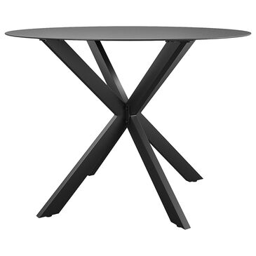 DHP Circi Round Table in Black and Charcoal - Table Only, , large