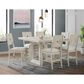 Elements Avalanche 9-Piece Counter Height Dining Set in Antique White, , large
