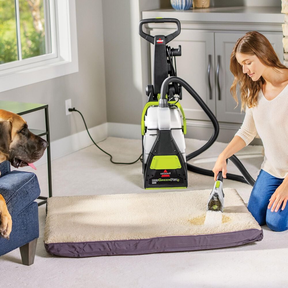 Bissell Big Green Pet Pro Carpet Cleaner in Black and Green, , large