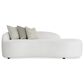 Bernhardt Ava 2-Piece Symmetrical Sectional in White, , large